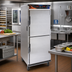 Thumbnail image #2 for AquaTemp Mobile Heated Humidity Holding Cabinet with Dutch Doors, 12 Full-Size Sheet Pan Capacity, Stainless Steel