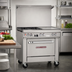 Thumbnail image #2 for Southbend Ultimate 36-Inch Gas Restaurant Range with 2 Non-Clog Burners, 24-Inch Thermostatic Griddle, and Standard Oven