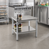 Thumbnail image #2 for New Age 24-Inch W x 29-Inch D x 24-Inch H Stationary Aluminum Open Base Equipment Stand, 1,000 lb. Capacity