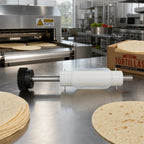 Thumbnail image #2 for Tortilla Masters Equipment TC11 Tortilla Cutter for 11 cm Raw / 10 cm (4 in.) Cooked Tortillas