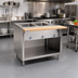 Thumbnail image #2 for Duke Thurmaduke 32-Inch Electric Stationary Steamtable with 2 Sealed Wells and Open Storage Base