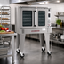 Thumbnail image #2 for Southbend Platinum Single-Deck Standard-Depth Electric Convection Oven, 7.5 kW, Touchscreen, Dependent Doors, Ventless