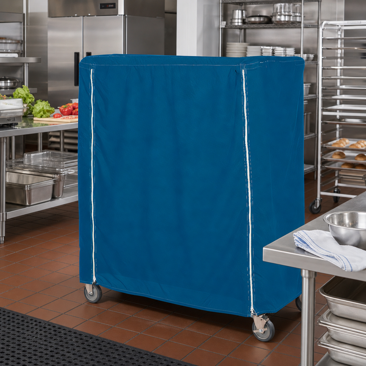 Product image #2 for Metro Waterproof Cart Cover for 48"W x 21"D x 62"H Queen Mary & Banquet Carts