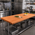 Thumbnail image #2 for Boos Block American Cherry Edge Grain Kitchen Countertop, 108-Inch W x 38-Inch D x 3-Inch Thick, Varnique Finish