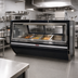 Thumbnail image #2 for Howard-McCray 48-Inch Hot Food Case, 3-Well Full-Service Display, Wet or Dry, Black Exterior, Stainless Steel Interior