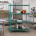 Thumbnail image #2 for Eagle QuadPlus Solid Polymer Shelf Mat, 60 x 24 Inch, Green, with Wire Quad-Adjust Frame