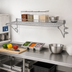 Thumbnail image #2 for Eagle Group Snap-n-Slide 60-Inch x 12-Inch Wall-Mounted Wire Shelf, Chrome Finish