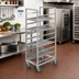 Thumbnail image #2 for Channel Manufacturing 448S Stainless Steel Single-Section Cafeteria Tray Rack, End Load, 20-Tray Capacity, 15 x 20 Inch Trays