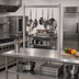Thumbnail image #2 for BK Resources Adjustable Table-Mount Single-Bar Stainless Steel Pot Rack, 36 Inch