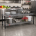 Thumbnail image #2 for QuadTruss 2-Tier Chrome Wire Merchandise Shelving Unit, 60 x 14 x 14 Inches
