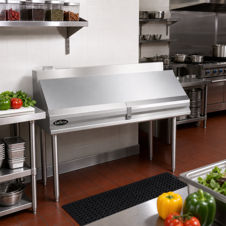 Product image #2 for Krowne Royal Series Single 46-Inch Stainless Steel Speed Rail Locking Cover