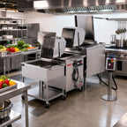 Thumbnail image #2 for Firex (Middleby) Multicooker ULPCG2-64 Gas Double-Basin Cook & Blanche Multicooker, 128-Gallon Total, Programmable Touch Screen