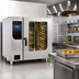 Thumbnail image #2 for Henny Penny FlexFusion Generation 2 Electric Floor Model Boiler Combi-Steamer Oven with Crosswise Racking