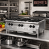 Thumbnail image #2 for RedHots Chef's Line 36-Inch 6-Burner Star Burner Natural Gas Countertop Hot Plate