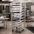 Thumbnail image #2 for Universal Wide-Angle Roll-In Refrigerator/Proofer Rack for 18 x 26 Pans, 11-Pan Capacity