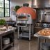 Thumbnail image #2 for Rosito Bisani FRV100-CB Electric Rotary Convection Pizza Oven, 39-Inch Round Chamber, 5-Pizza Capacity