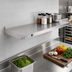 Thumbnail image #2 for New Age Solid Aluminum Cantilever Shelf, 42-Inch W x 18-Inch D