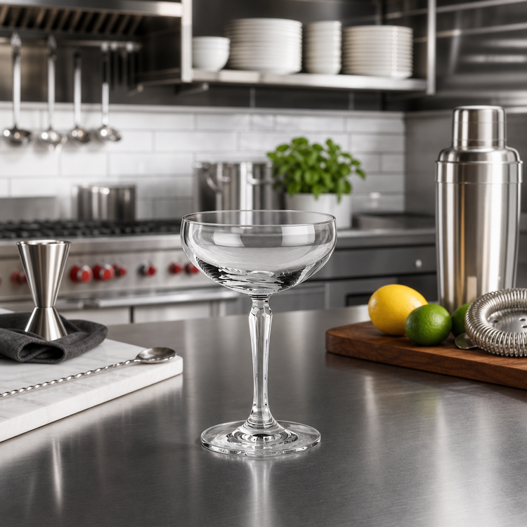 Product image #2 for Ocean Connexion 7.25 oz Clear Stemmed Coupe Champagne Glass