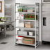 Thumbnail image #3 for Cambro Camshelving Premium 5-Shelf Solid Stationary Polymer Shelving Starter Unit, 18