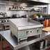 Thumbnail image #2 for Comstock-Castle 48-Inch Countertop Gas Griddle with Chrome-Plated Plate and Thermostat Controls