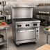 Thumbnail image #2 for Wolf Challenger XL 36-Inch Gas Restaurant Range with 6 Open Burners and Convection Oven