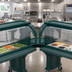 Thumbnail image #3 for Cambro Versa Food Bar Corner Connector, 36 x 36 x 4-1/4 Inch, Kentucky Green