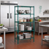 Thumbnail image #2 for Eagle Group Valu-Gard Stationary 4-Tier Starter Wire Shelving Unit, 24 x 18 x 74 Inches, Green Epoxy