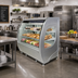Thumbnail image #2 for Fogel Elite Series Full-Service Refrigerated Deli/Bakery Display Case, Curved Glass Front, 72 Inch