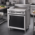 Thumbnail image #2 for Titan JTRH-36GT Heavy Duty Gas Range with 36-Inch Thermostatic Griddle Top and Cabinet Base