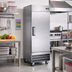 Thumbnail image #2 for Omcan USA 23 Cu. Ft. One-Section Bottom-Mount Self-Contained Reach-In Freezer with Solid Hinged Door