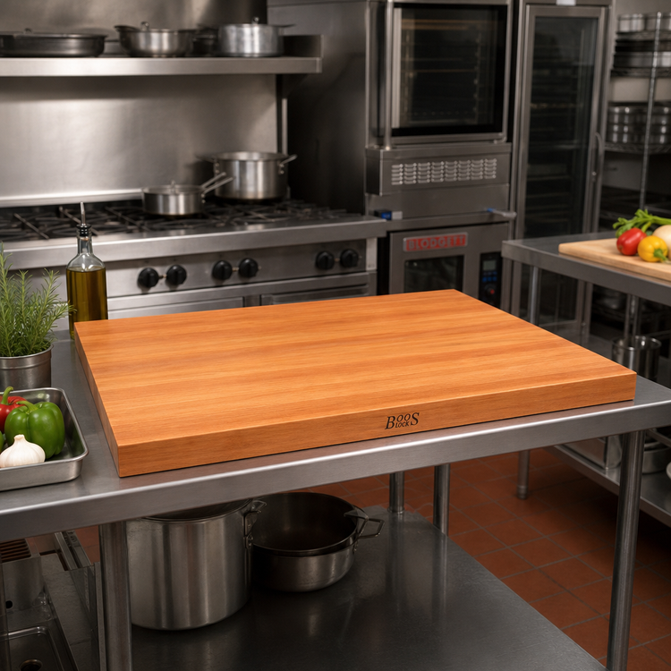 Product image #2 for John Boos Boos Block American Cherry Edge Grain Kitchen Countertop, 36 x 30 x 1-1/2 Inch, Oil Finish