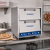 Thumbnail image #3 for Bakers Pride HearthBake Series Two-Compartment Countertop Electric Pizza/Pretzel Oven with 4 Cordierite Hearth Decks