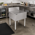 Thumbnail image #3 for Top Shelf TSF28DB 28-Inch Stainless Steel Free-Standing Underbar Drainboard with 6-Inch Backsplash
