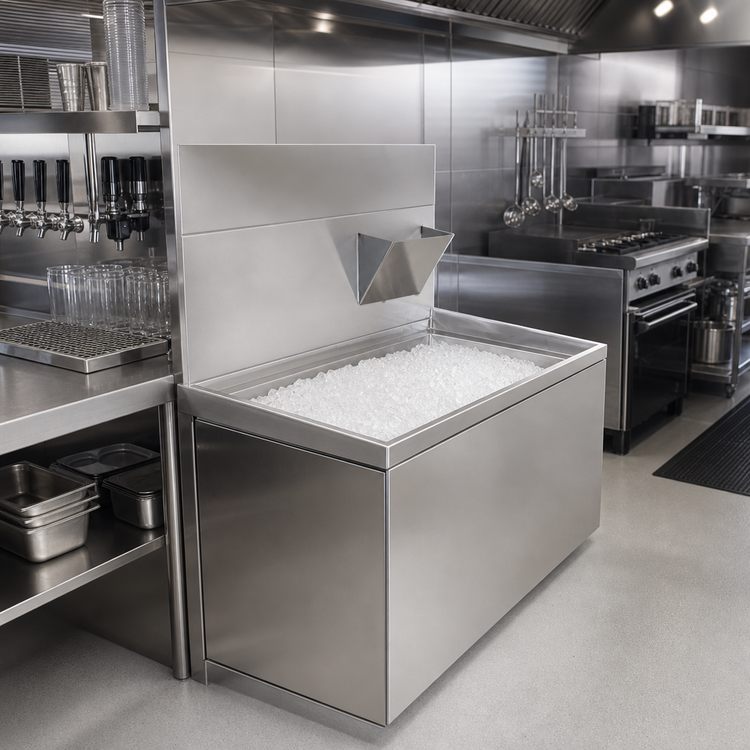 Product image #2 for Tip-Out Soda Chase Provision for Ice Bins with Backsplash