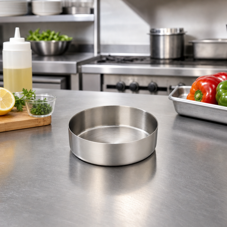 Product image #2 for American Metalcraft 15 oz. Round Satin Finish Stainless Steel Mini Bowl, 5 Inch Diameter