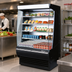 Thumbnail image #2 for Turbo Air Extra Deep Vertical Open Display Merchandiser, 48 Inches Wide, 23.2 Cu. Ft., Black
