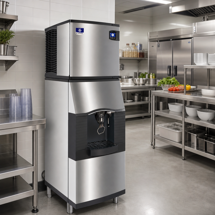 Product image #2 for Manitowoc SFA192 Floor Model Vending Ice & Water Dispenser, 120 lb Capacity