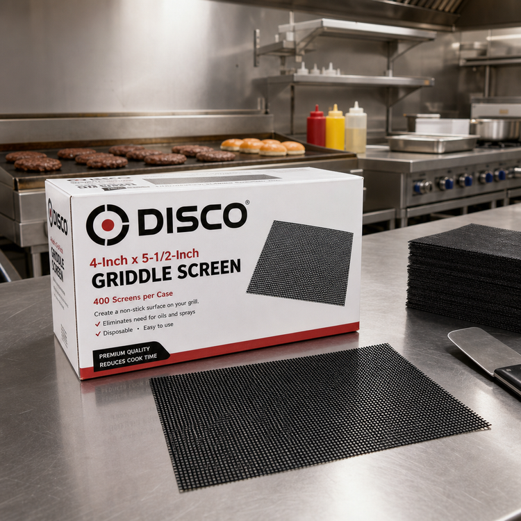 Product image #2 for Disco 4-Inch x 5-1/2-Inch Griddle Screen, 400-Count Case