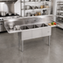 Thumbnail image #2 for John Boos E-Series 3-Compartment Stainless Steel Sink with Left and Right Drainboards, 108-Inch