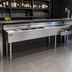 Thumbnail image #2 for Eagle 2200 Series 9-Foot Underbar Combination Unit with 4-Compartment Sink and Left Ice Bin
