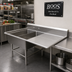 Thumbnail image #2 for John Boos Pro-Bowl 2-Compartment Platter Sink with 30-Inch Right Drainboard and 10-Inch Backsplash