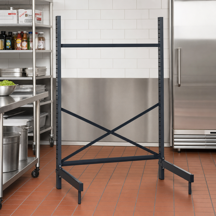 Product image #2 for Metro SmartLever Stationary Cantilevered Shelving Starter Unit Base Kit
