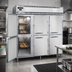 Thumbnail image #2 for Continental Refrigerator Designer Line DL3WE-PT-HD Three-Section Extra Wide Pass-Thru Heated Holding Cabinet