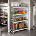 Thumbnail image #2 for Fermostock 4-Tier Corner Expansion Polymer Shelving Unit, 71