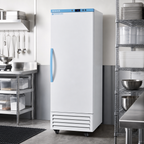 Thumbnail image #3 for Summit Commercial Accucold® AFS14PV Upright Vaccine All-Freezer, 9.53 Cu. Ft., White, Self-Contained Bottom-Mount