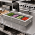 Thumbnail image #2 for Vollrath Drop-In Non-Refrigerated Cold Pan, 1-Pan, 15 x 26 Inches