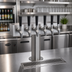 Thumbnail image #2 for Krowne 6-Faucet Glycol-Cooled T-Head Beer Tower, 18-Inch Box, Brushed Stainless Steel