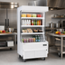 Thumbnail image #2 for Everest Refrigeration Vertical Open-Air Display Merchandiser, 9.3 Cu. Ft., Self-Contained, White