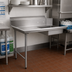 Thumbnail image #2 for BlendPort® 48-Inch Straight Soiled Dish Table with Left-to-Right Operation, 16/300 Stainless Steel Top and 20
