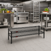 Thumbnail image #2 for Eagle QuadTruss 2-Tier Front Case Merchandise Wire Shelving Unit, 54 x 14 x 14 Inches